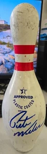 Pete Weber handsignierte Bowling Pin Beckett Witness - Bild 1 von 3