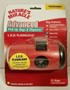  Dispensador de bolsa para recoger caca de perro con bolsas y linterna LED - Prepárate - Imagen 1 de 3