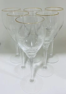 Lenox Erica 7 3/4" Weingläser Goldrand - 6 - Bild 1 von 6