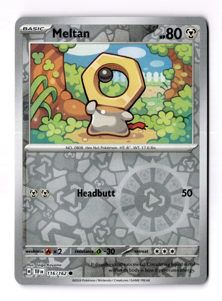 Meltan 116/162 Sv05: Temporal Forces Reverse Holo - Image 1 of 3