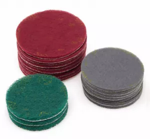 2/5PCS Scouring Pad Hook and Loop Cleaning Pad Abrasive Tool 4'' 5'' 6'' - Picture 1 of 9