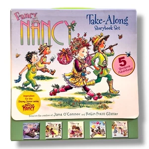 NEW Fancy Nancy Take-Along Storybook Set: 5 Storybook Adventures - Picture 1 of 9