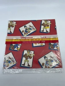 Vintage NEW Cleo Disney Ducktales Gift Wrap Paper - Character Wrapping - Picture 1 of 3