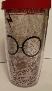 Tervis Tumbler Tasse Harry Potter Gläser Sprüche isoliert klar rot Sammlerstück - Bild 1 von 9