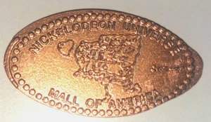 Mall of America Elongated Cent Nickelodeon Universe SpongeBob Retired Design-CRC - Picture 1 of 1