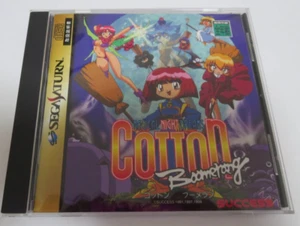 Cotton Boomerang Sega Saturn Japanese Import SS JP Japan Super Rare Near Mint  - Picture 1 of 5