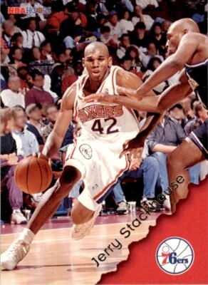 1996-97 NBA Hoops Jerry Stackhouse Basketball Cards #118 - Image 1 of 2