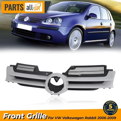 Parrilla delantera para VW Volkswagen Rabbit 2006 2007 2008 2009 1K0-853-651-A-GRU Foto 1 de 4