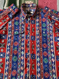 Camisa estilo navajo serie Frontier vintage años 90 - Imagen 1 de 16