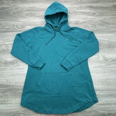 Толстовка с капюшоном женская The North Face XL бирюзовый карман кенгуру туника толстовка капюшон - Изображение 1 из 4