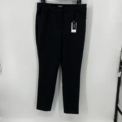 Express Skinny High Rise Pants Womens Black Stretch Dress Pants Large NWT - Image 1 of 4