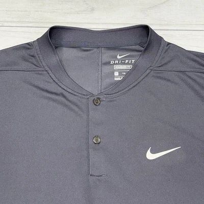 Camisa Polo Nike Para Hombres 2XL Gris Golf Victory Blade Banda Estándar Dri-FIT BV6235 Foto 1 de 4