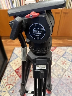 Sachtler DV 6 SB Fluid Head Speed Balance with Aluminum Tripod With Hard case - Image 1 of 4