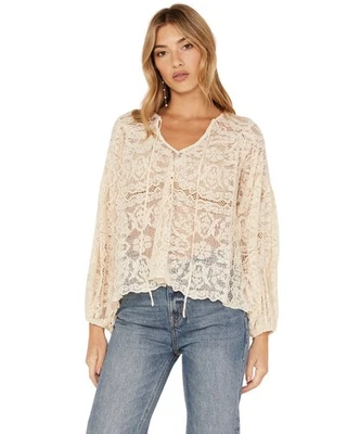 Jen's Pirate Booty Women's Lace Fortune Top - KFA22-01 - Image 1 of 4