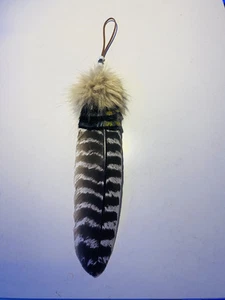 Prayer Feather for Smudging - Native Made - Picture 1 of 3