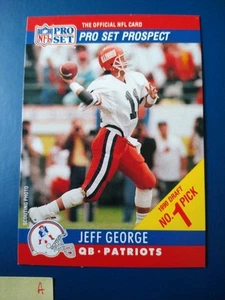 1990 Pro Set Prospect RED Jeff George #669 Indianapolis Colts Rookie RC - Picture 1 of 2