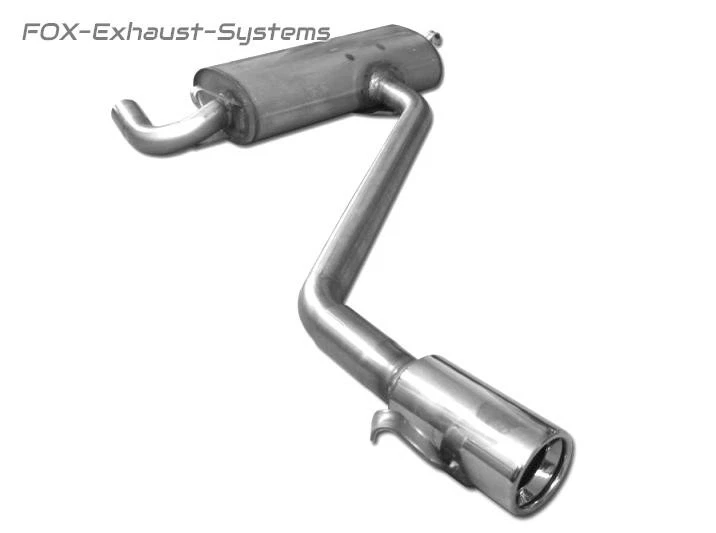 Escape Deportivo (Ø60mm) Trabant 1.1 1x80mm Redondo Con Abs. - Imagen 1 de 1