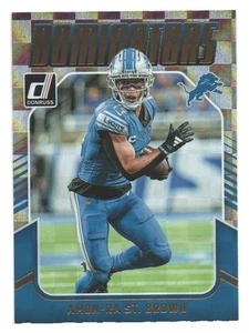 2024 Panini Donruss NFL Football Dominators Detroit Lions Amon-Ra St. Brown - Bild 1 von 2