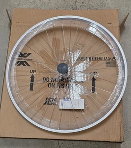 27 x 1 1/4 FRONT BIKE BICYCLE WHEEL ALLOY SILVER QUICK RELEASE - Picture 1 of 10