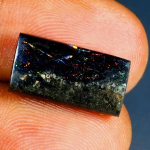 Esmeralda de 4,39 quilates (16 x 9 mm) (sin calefacción) Australia Boulder Matrix ópalo piedra preciosa - Imagen 1 de 1