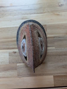 Máscara de ñame tejida a mano de la tribu Abelam Wosera de Papúa Nueva Guinea de colección P.N.G. - Imagen 1 de 6