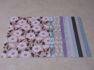 PAPEL PARK LANE 8,5" X 11" - ESTAMPADOS FLORALES BLANCOS SURTIDOS - 11 HOJAS - Imagen 1 de 12