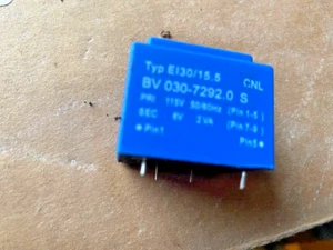 BV030-7292.0 PULSE LAMINATED TRANSFORMER pri 115v sec 6v 2VA 50/60HZ NEW - Picture 1 of 5