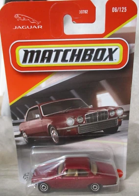 Matchbox 1-125 #06 1977 Jaguar XJ6C rojo oscuro fundido a presión 1:64 Foto 1 de 4