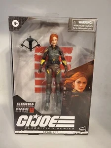G.I. GI Joe Classified Series 20 Scarlett Snake Eyes Movie SEALED FIGURE HASBRO - Picture 1 of 3