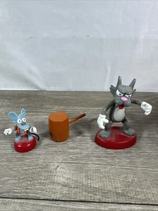 The Simpsons Itchy & Scratchy WOS Playmates Figure w/ accessories incomplete - Picture 1 of 6