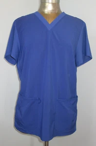 Blusa Médica Urbane Performance Azul Mujer Talla L Pecho 42 Cuello en V SS 318-33509 - Imagen 1 de 7