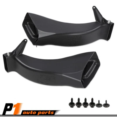 Fit For 2014-2019 Chevrolet C7 Corvette Z06 GM Pair Front Lower Brake Ducts Kit Foto 1 de 4