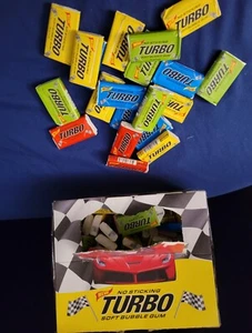 TURBO Chewing Bubble Gum Full Collectible Wrappers 5 pcs - Picture 1 of 3