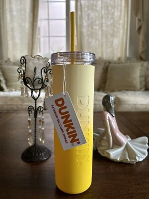 Dunkin’ Spring/Summer 2024 Collection - Pink Ombré Silicone Tumbler/Sipper - Image 1 of 4