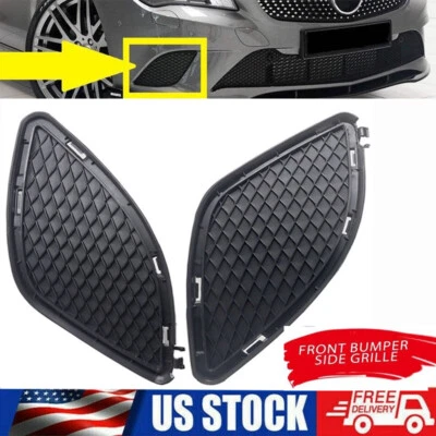 Пара решеток противотуманных фар переднего бампера для Mercedes-Benz CLA класса CLA250 220 - Изображение 1 из 4