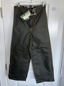 NEU MIT ETIKETT HERREN XS VINTAGE BARBOUR GAMEFAIR GEFÜTTERTE HOSE GEWACHSTE BAUMWOLLE HOSE ENGLAND - Bild 1 von 15