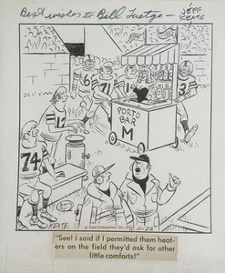 Jeff Keate - Dibujos animados publicados originales dibujados a mano - Imagen 1 de 1