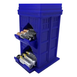 AA and AAA Police box battery dispenser holder storage - Picture 1 of 4