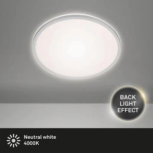 BRILONER Deckenleuchte LED Silber Deckenlampe Backlight-Effekt - Bild 1 von 4