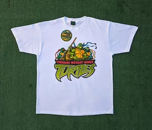 Vintage 2003 TMNT Ninja Turtles T Shirt Tribunal Fox Box Back To The Sewer NEW - Picture 1 of 8