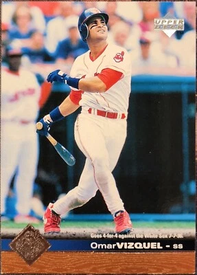 1997 Upper Deck - Cleveland Indians - #54 Omar Vizquel - Image 1 of 2