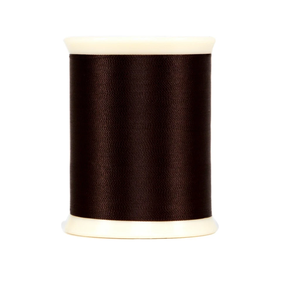 Microquilter 100wt Polyester by Superior Threads - 800 yds - Dark Brown (#7029) - Image 1 of 1