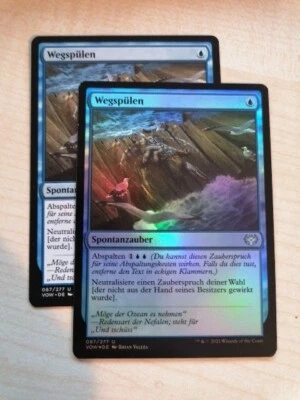 2x MTG MAGIC THE GATHERING INNISTRAD BLUTROTER BUND [1x FOIL] Wegspülen - Bild 1 von 2