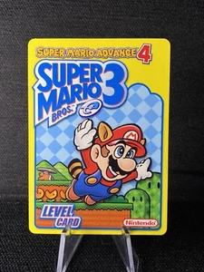 Super Mario Bros. 3 Advance 4 E-Reader Level Card Gameboy Video Game Leaf - Picture 1 of 8