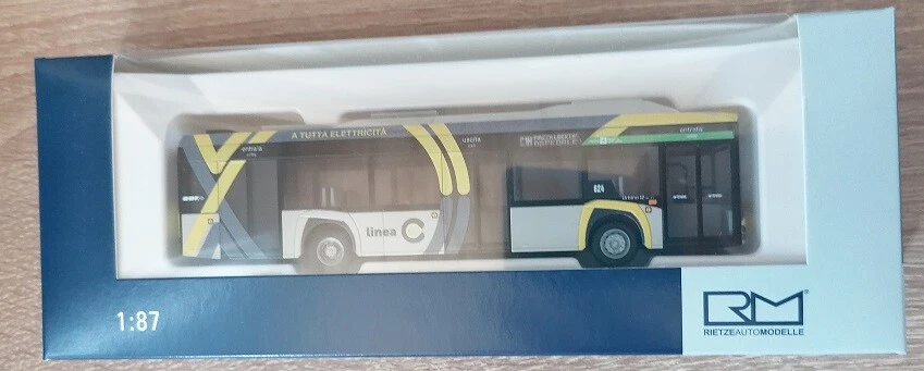 Rietze 73037 - 1/87 Solaris Urbino 12'14 Elettrico ATB Bergamo (IT) - Nuovo - Immagine 1 di 1
