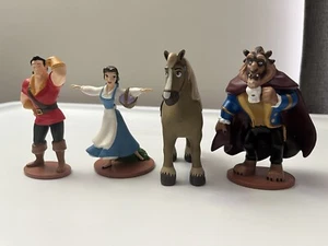 Disney Beauty and the Beast PVC Figures Toys Cake Toppers Disney Store Lot of 4 - Picture 1 of 6