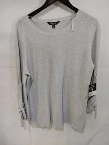 Simply Vera Wang Sweater Drawstring Sleeve Top Womens Size M Medium - Picture 1 of 6