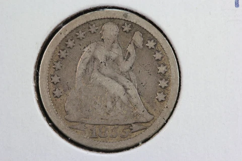 1855 Seated Liberty Dime Arrows at Date Variety 3NRP Cover