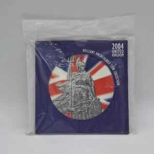 2004 THE ROYAL MINT UK BRILLIANT UNCIRCULATED 10 COIN ANNUAL SET COLLECTION NEW - Picture 1 of 5
