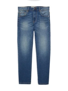 Lucky Brand Classic Straight Leg Jeans Youth Boys 14 Blue Slim Fit Stretch NEW - Picture 1 of 7
